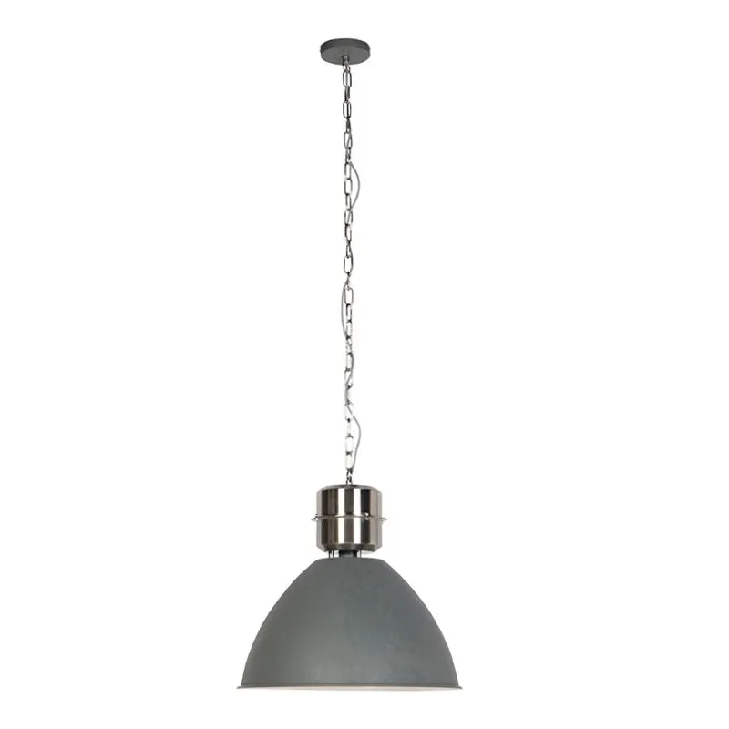 Lampada a sospensione industriale aspetto cemento - Flynn
