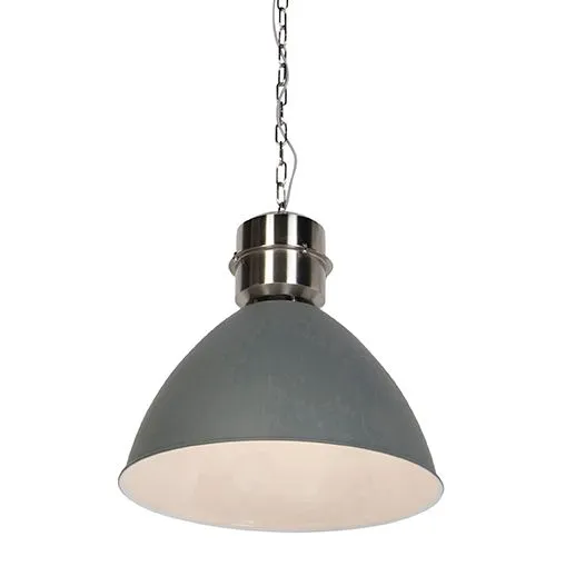 Lampada a sospensione industriale aspetto cemento - Flynn