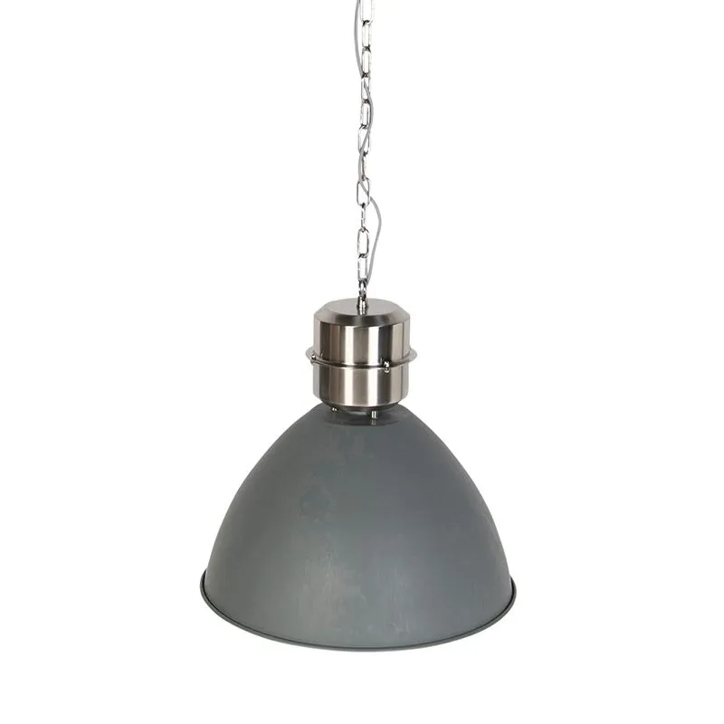Lampada a sospensione industriale aspetto cemento - Flynn