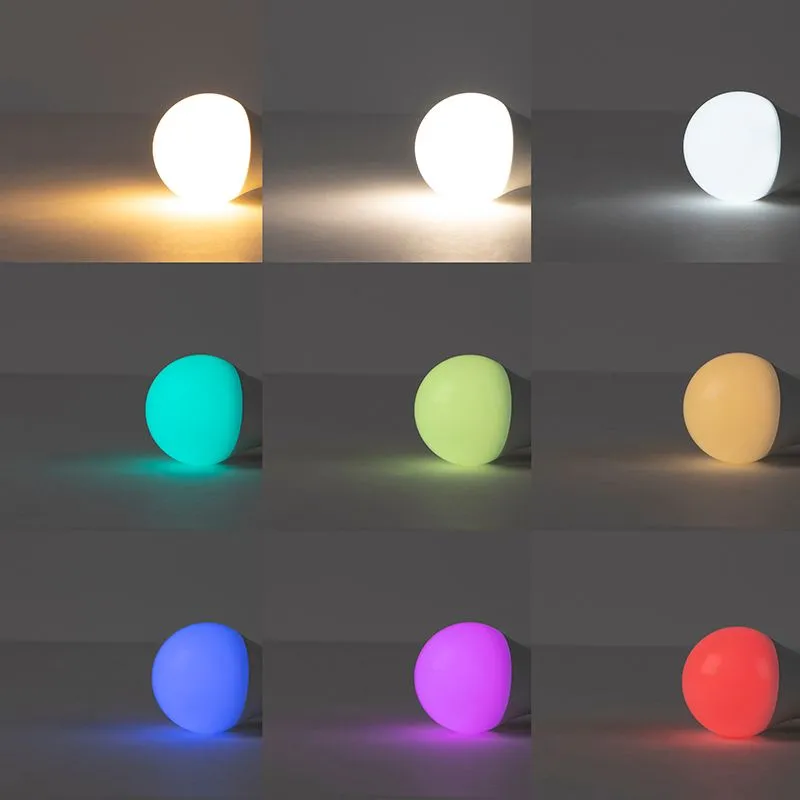 Lampada ad arco moderna intelligente nera con Wifi A60 - Arc Basic