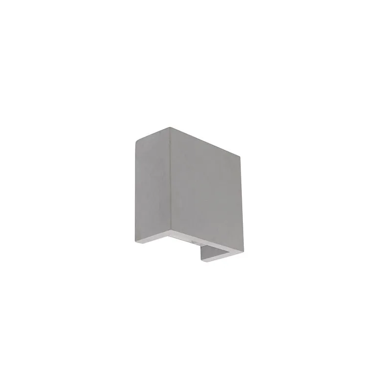 Lampada da parete industriale grigia con LED - Caja