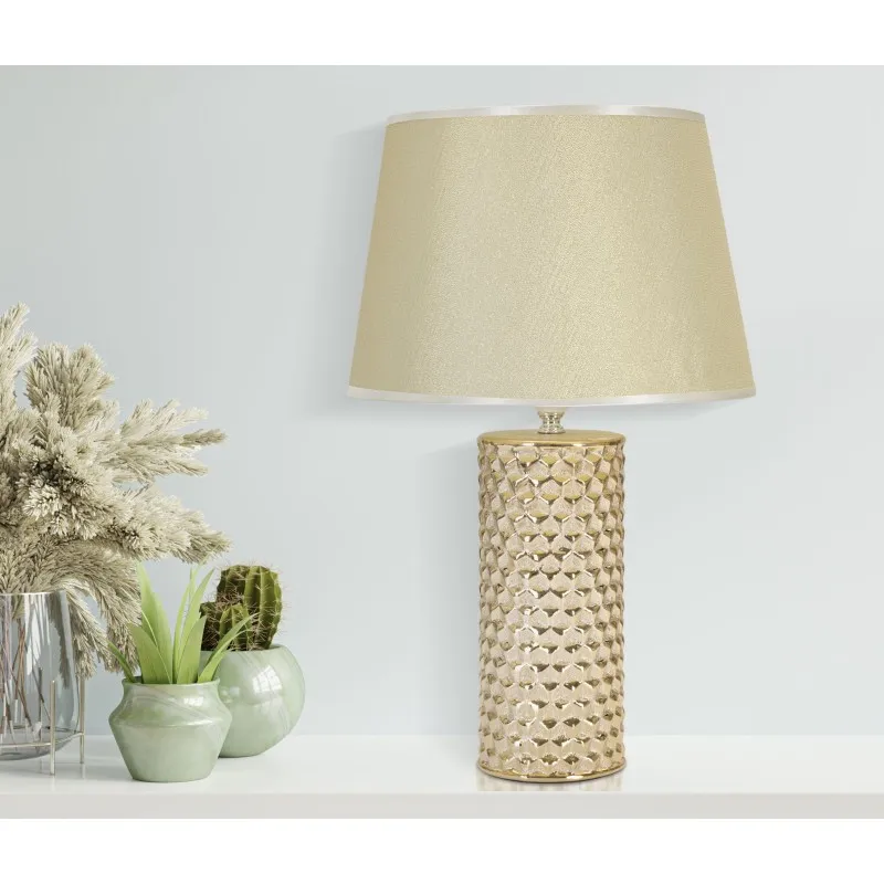 Lampada Da Tavolo Glam Gold Cm Ø 30X47,5