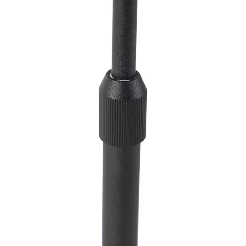Lampada da tavolo velluto nero paralume marrone 25 cm orientabile - Parte