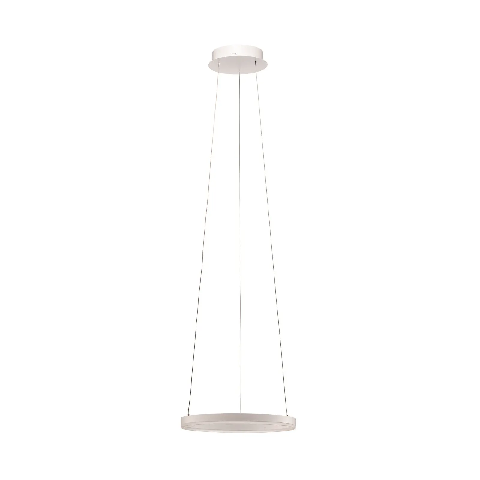 Lampada LED a sospensione Arcchio Albiona, bianco, 1 anello, Ø 40 cm