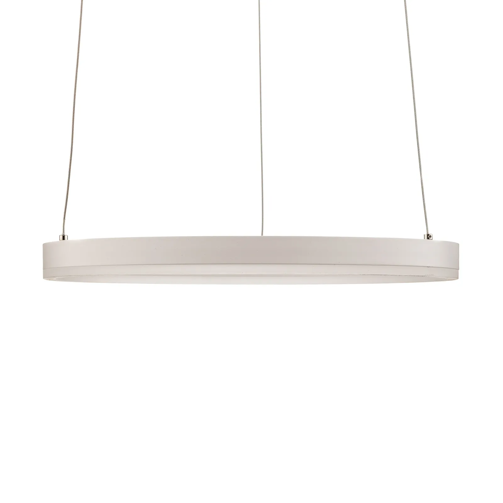 Lampada LED a sospensione Arcchio Albiona, bianco, 1 anello, Ø 40 cm