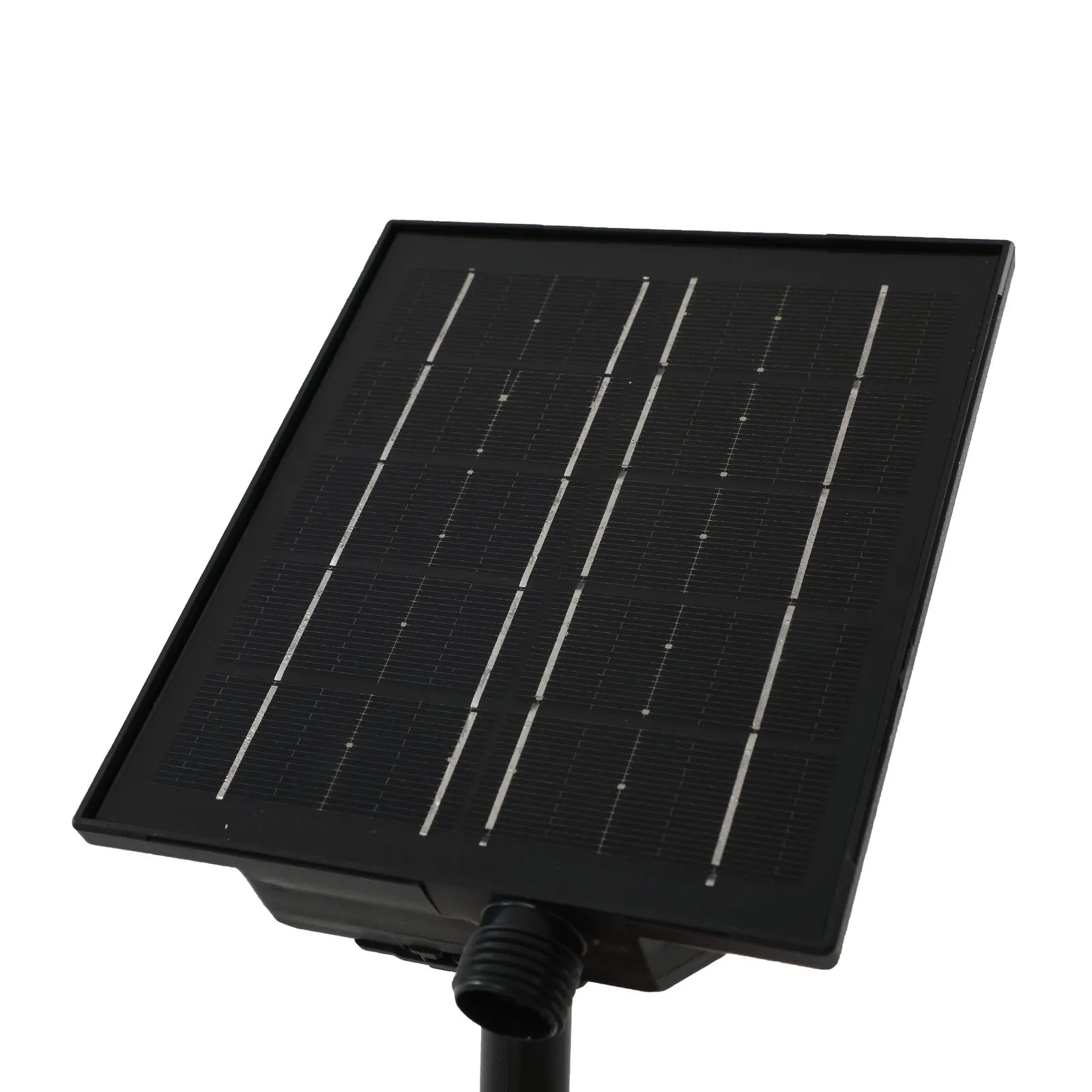 Lampada LED solare Lyris di Lindby, set di 3, nero, alluminio, 3.000K