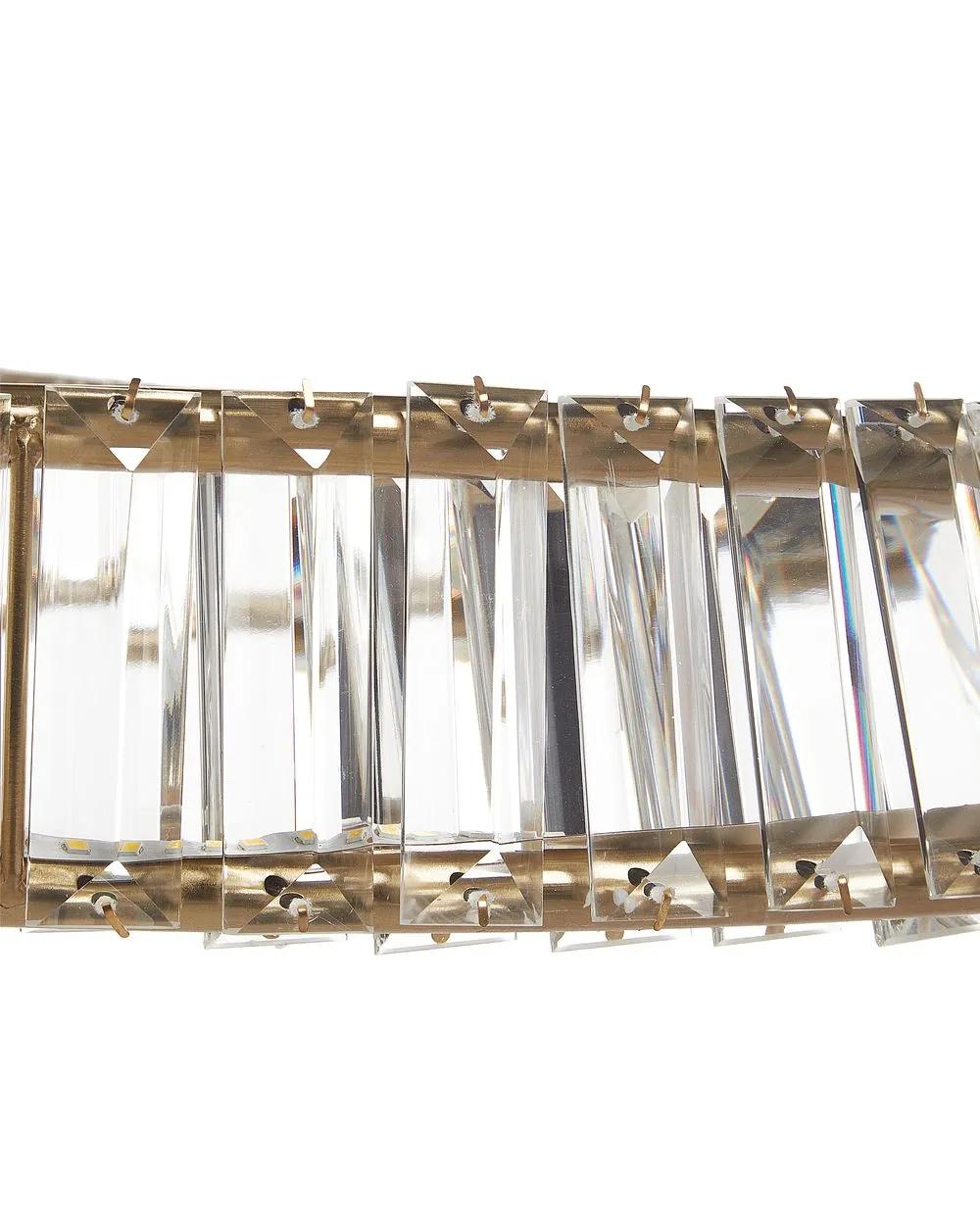 LED Chandelier ROSENDE Metal Gold