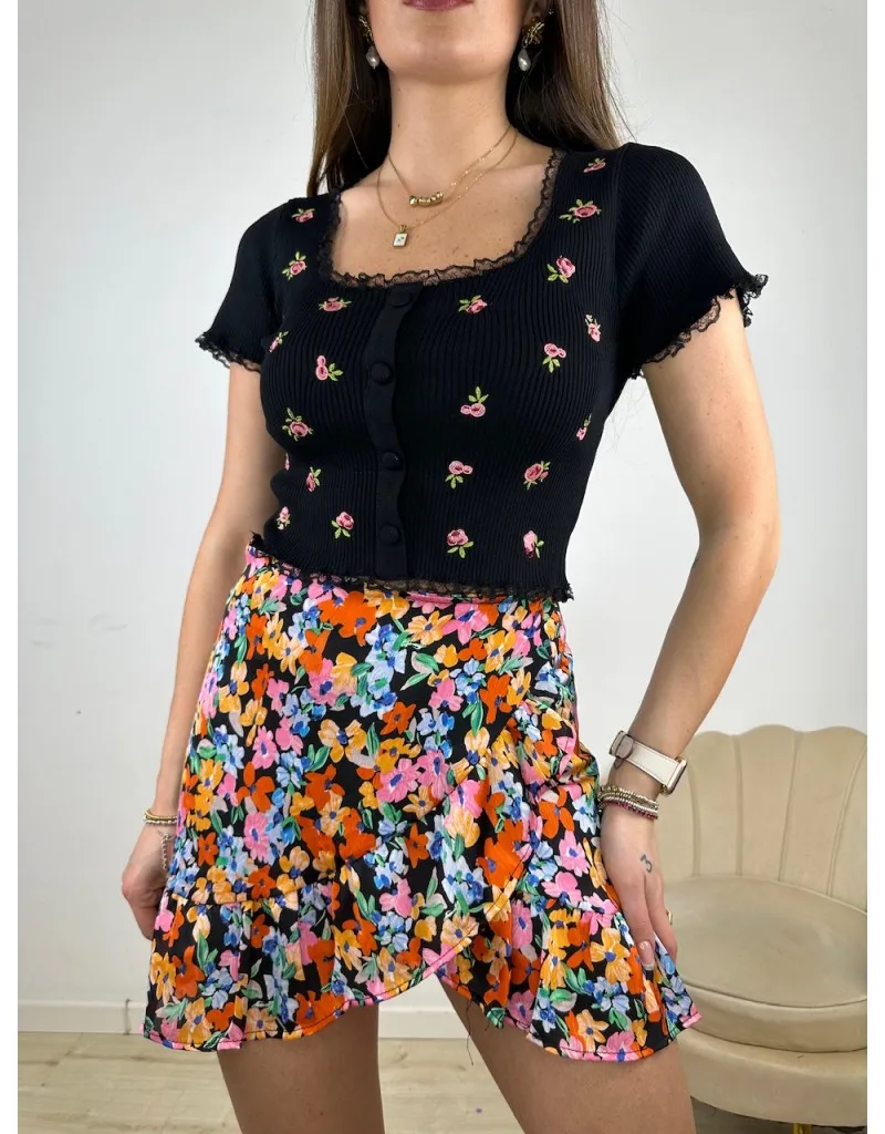 MAGLIA CALIA NERA