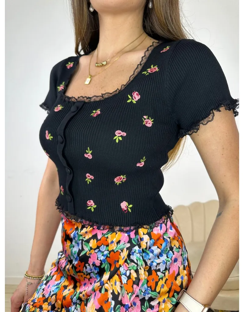 MAGLIA CALIA NERA