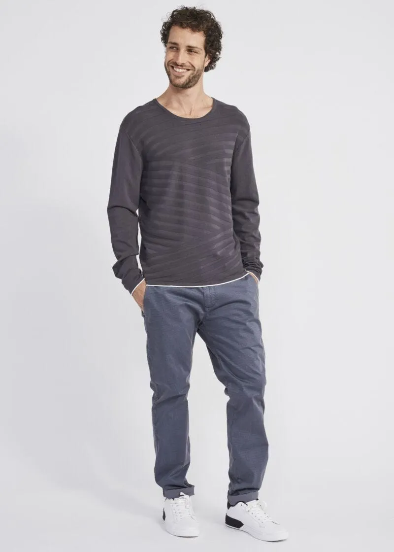 Maglia con intarsio a rilievo