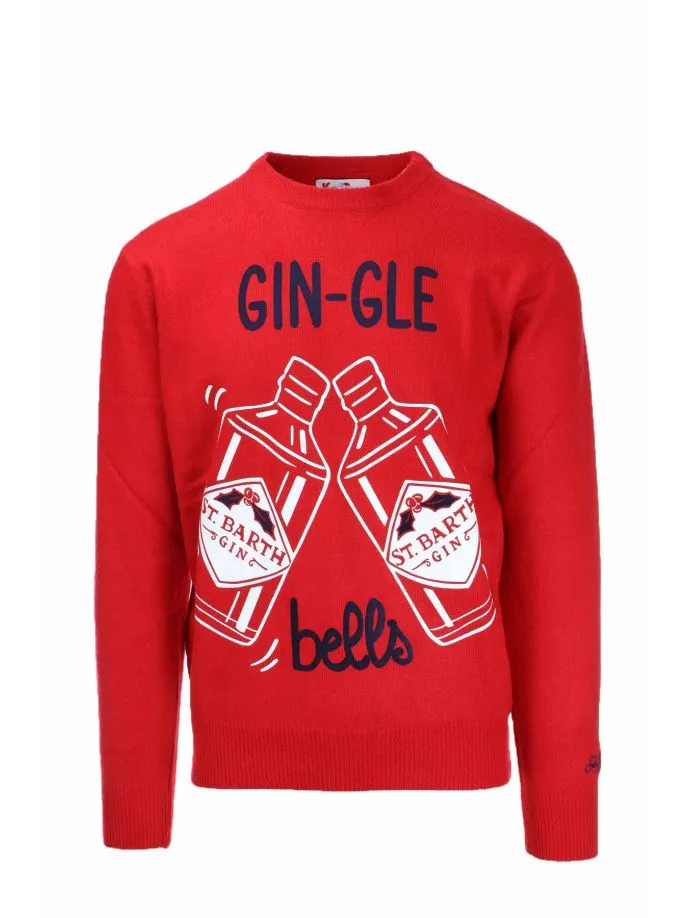 Maglia girocollo lana Gin-Gle Bells