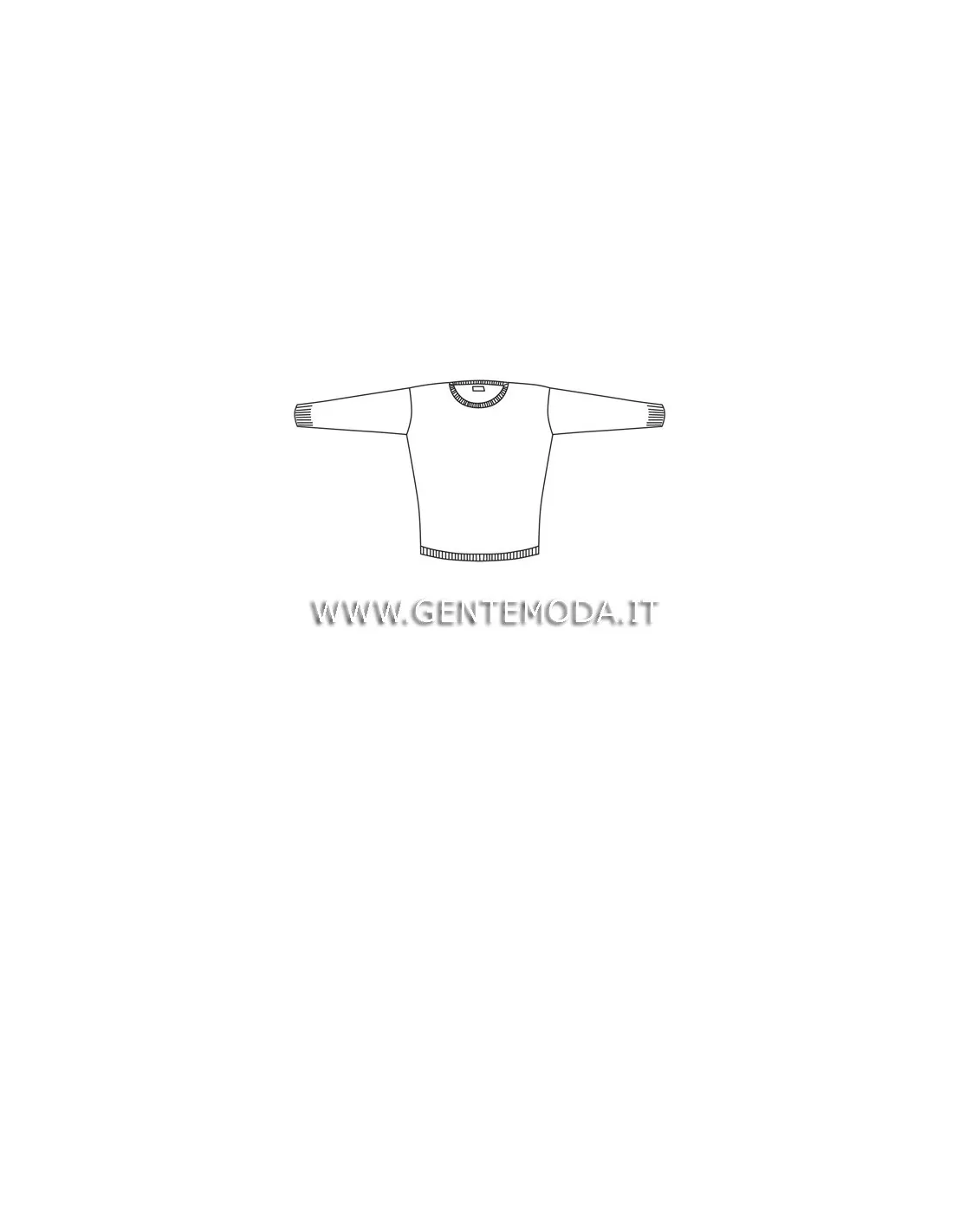 Maglia girocollo ml lana merino 4 stagioni nero