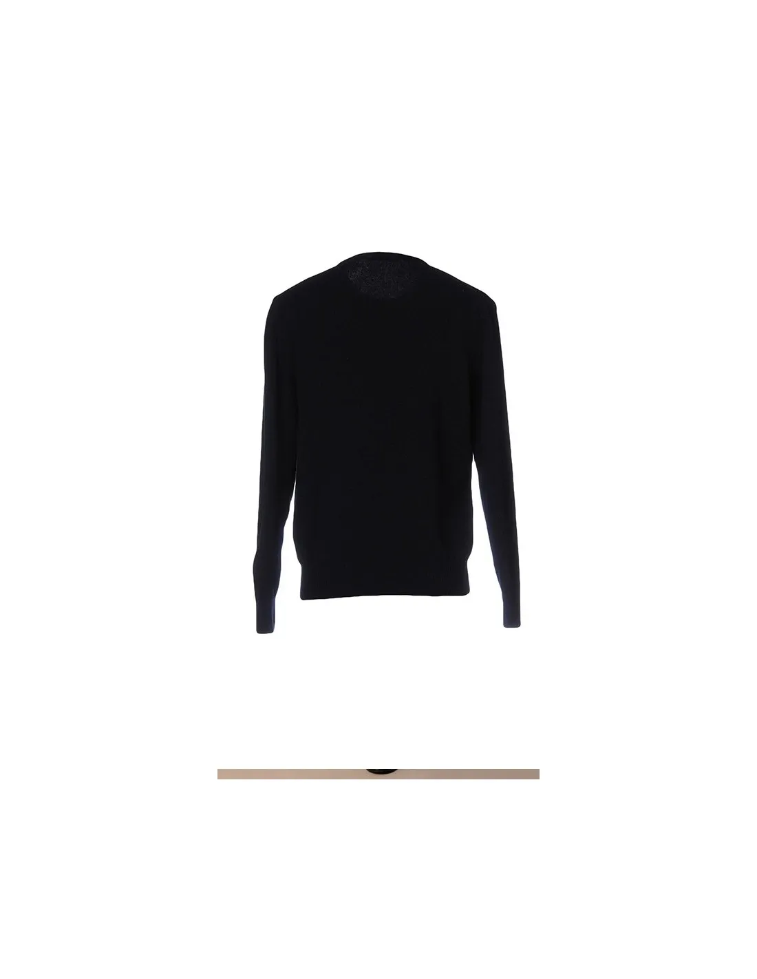 Maglia girocollo ml lana merino 4 stagioni nero