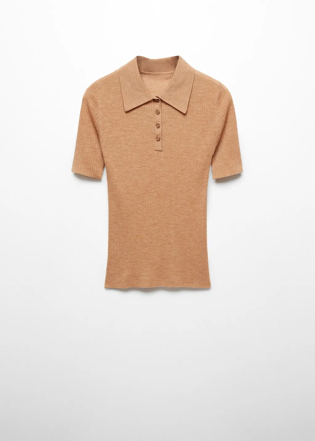 Maglia lana collo polo