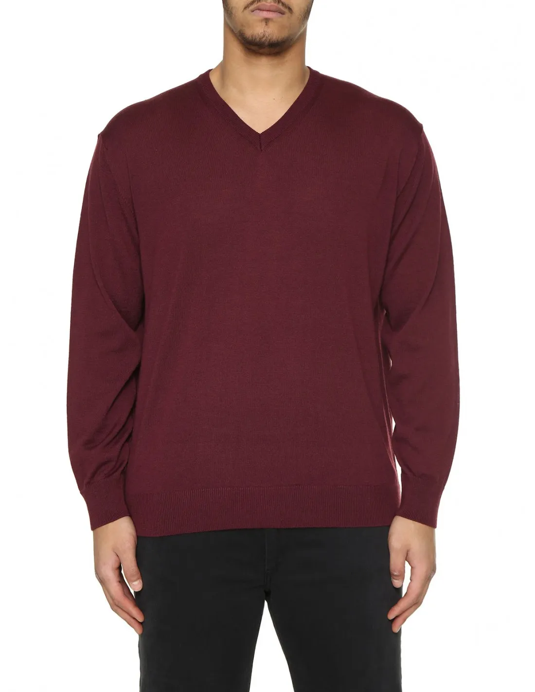 Maglia lana scollo a V 3330