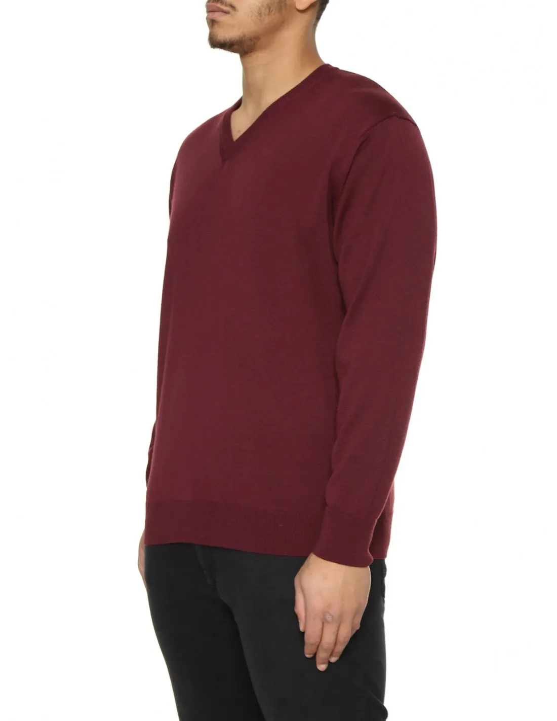Maglia lana scollo a V 3330