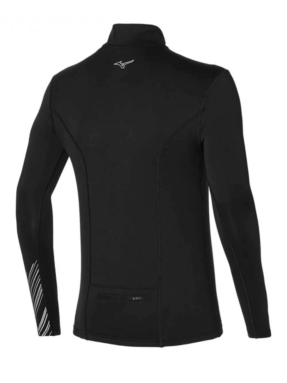 Maglia running MIZUNO Uomo J2GC2511 ACTIVE WARMALITE Nero
