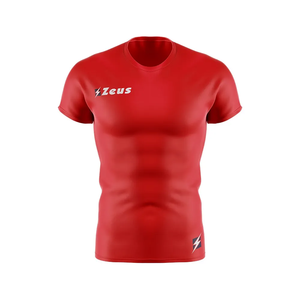 MAGLIA TERMICA FISIKO MANICA CORTA ROSSO ZEUS SPORT