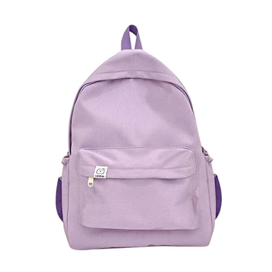 Maschio E Semale Studenti Zaino Tempo Libero Campus Cinque Pezzi Borsa Moda Giovani Semplice Grande Capacità Sacchetto di Scuola