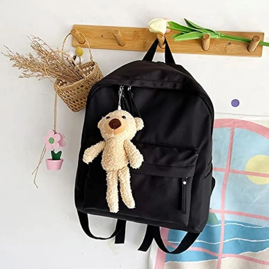 Maschio E Semale Studenti Zaino Tempo Libero Campus Cinque Pezzi Borsa Moda Giovani Semplice Grande Capacità Sacchetto di Scuola