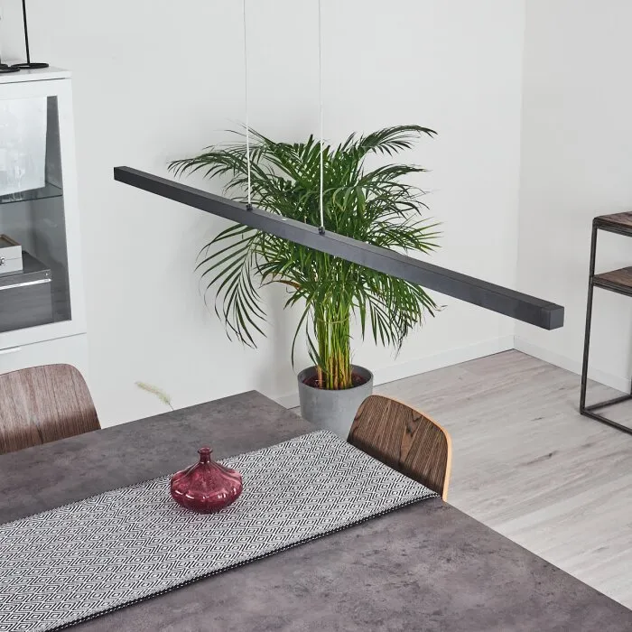 Mattawan Lampada a Sospensione LED Nero, 1-Luce