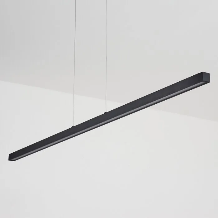 Mattawan Lampada a Sospensione LED Nero, 1-Luce