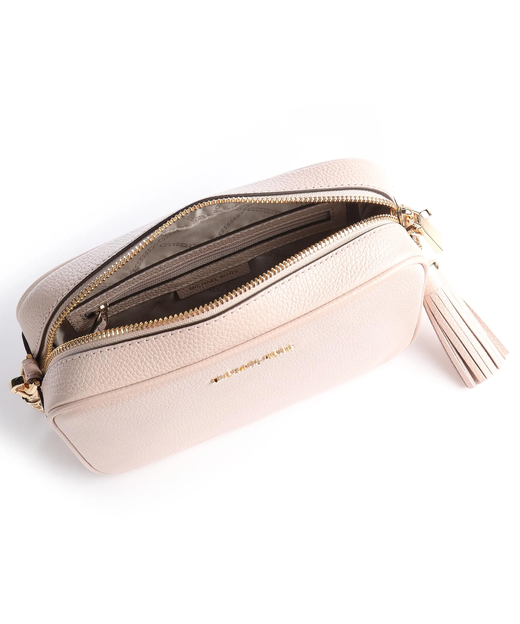  Michael Kors Jet Set Borsa a tracolla pelle di vacchetta grana powder  