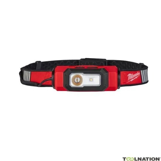 Milwaukee 4933479768 L4 HL-VIS-301 Lampada frontale a LED ricaricabile da 600 lumen