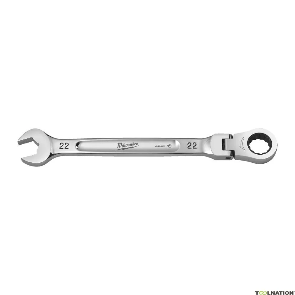 Milwaukee Accessori 4932480195 Chiave a cricchetto con inserto flessibile MAX BITE™ da 22 mm