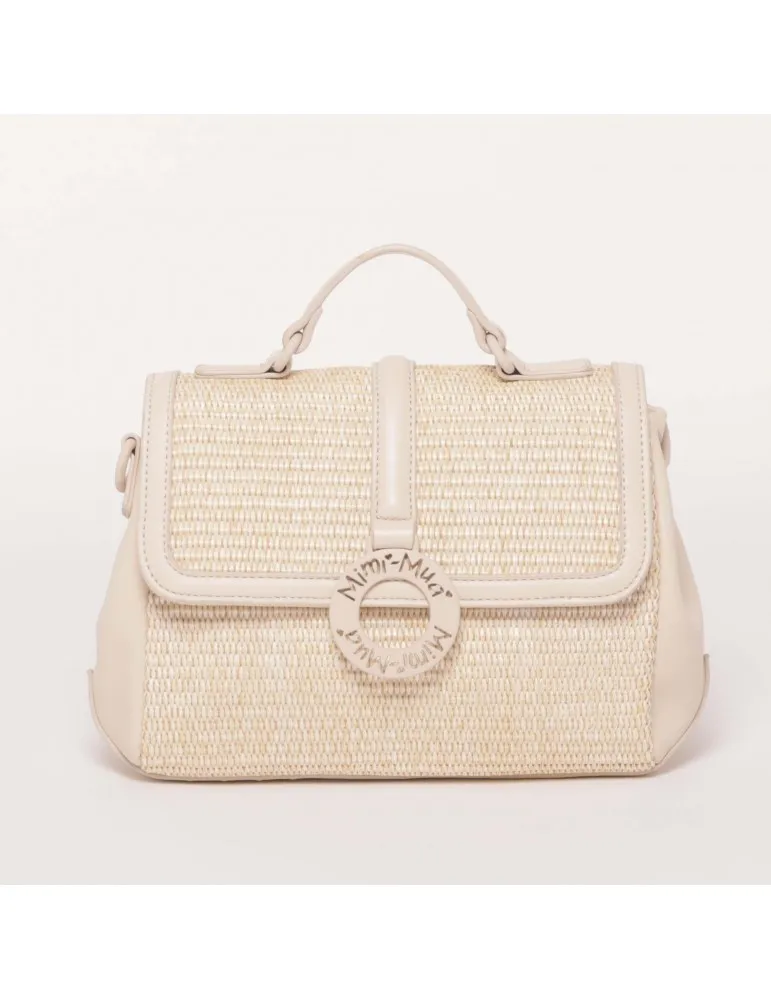MIMI MUA BORSA A MANO IN RAFIA