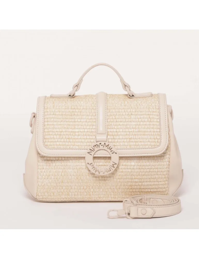 MIMI MUA BORSA A MANO IN RAFIA