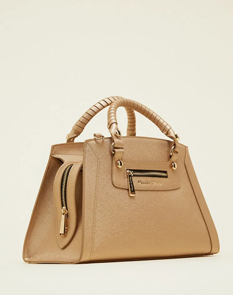 Mirama Medium Bag with Manila Grace Logo / Gold
