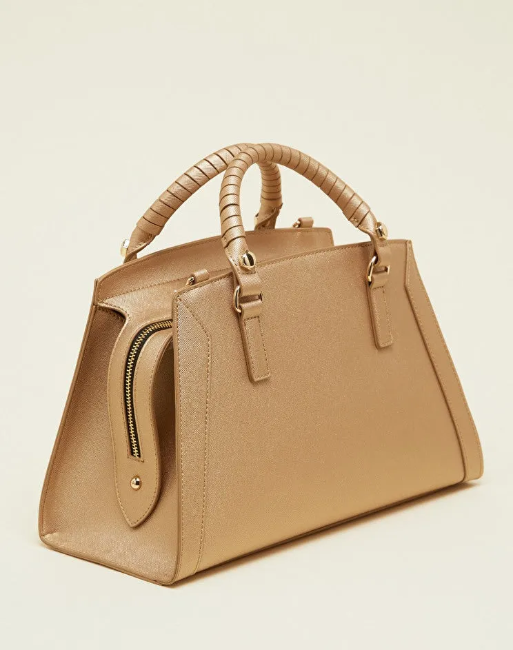 Mirama Medium Bag with Manila Grace Logo / Gold