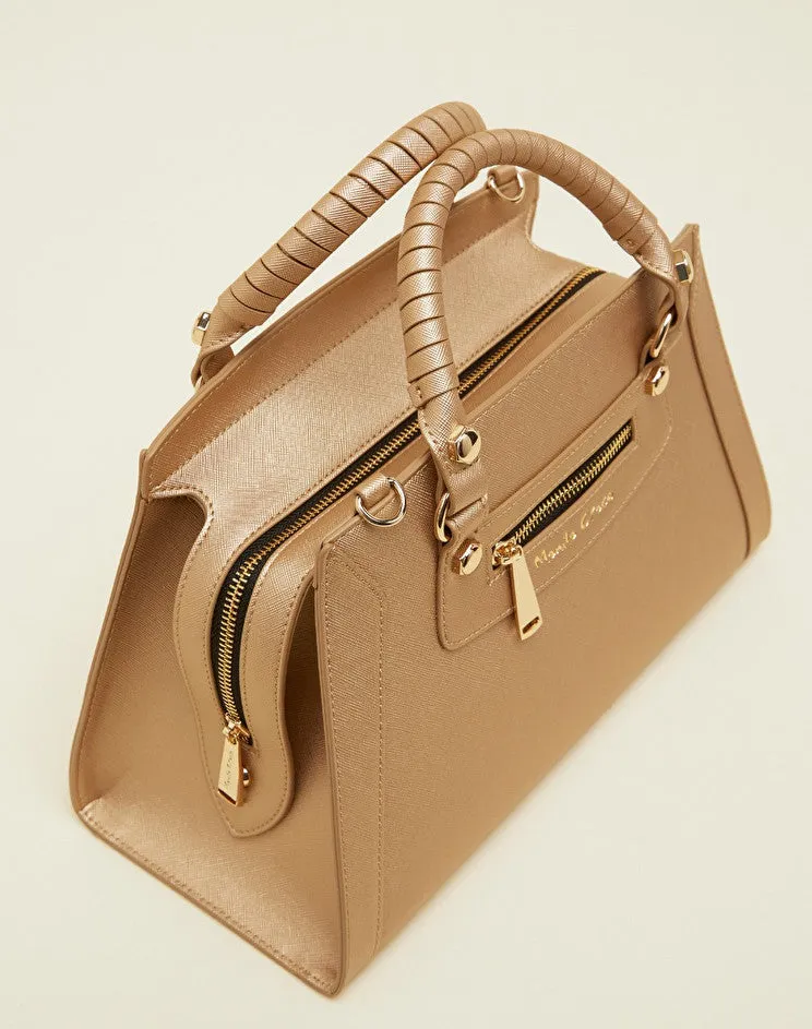 Mirama Medium Bag with Manila Grace Logo / Gold
