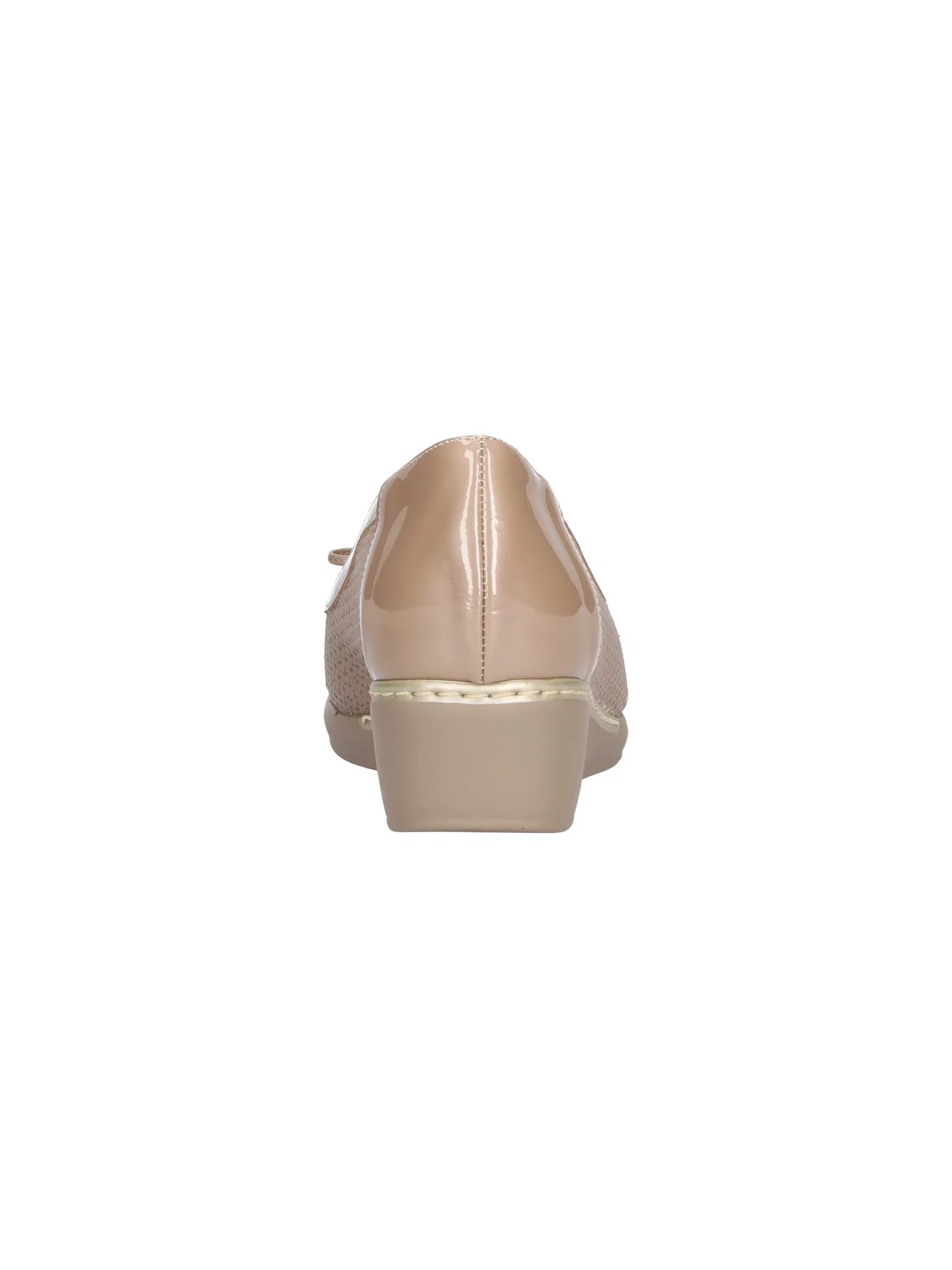 Mocassino zeppa bassa Confort da donna beige