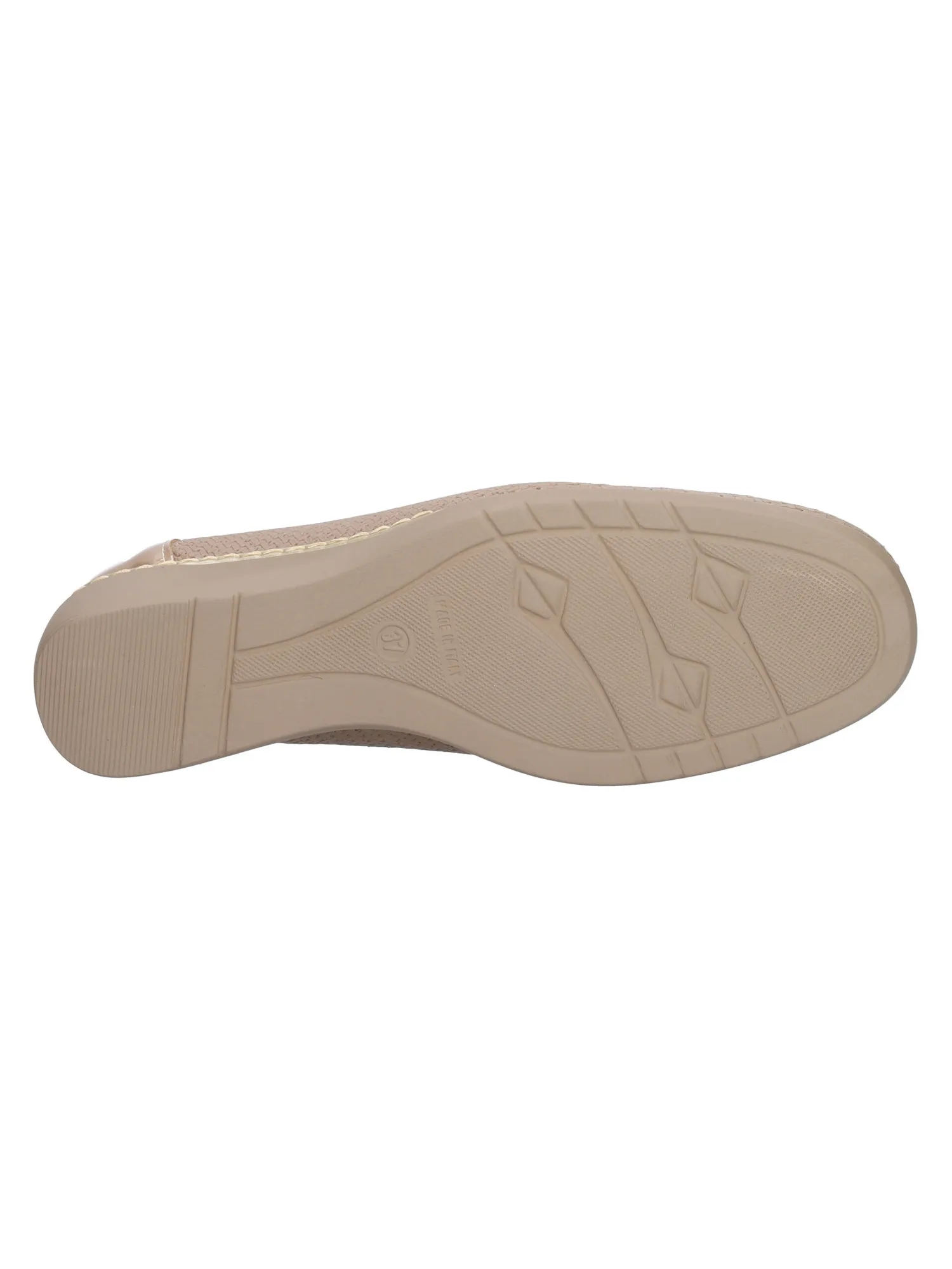 Mocassino zeppa bassa Confort da donna beige