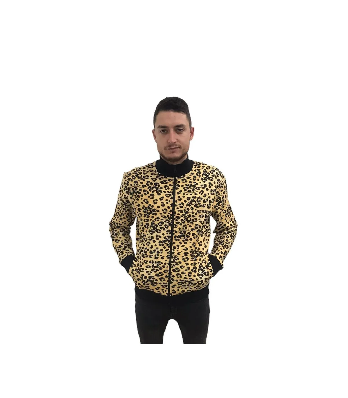 Moschino Uomo Felpa Con Zip