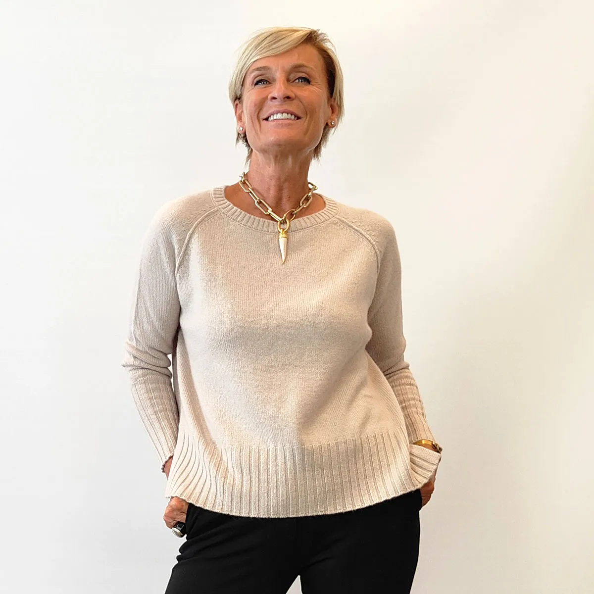 Must Have – Maglia Cashmere Boxy Calce