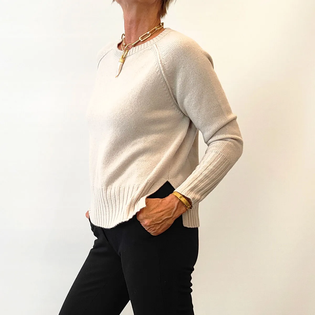 Must Have – Maglia Cashmere Boxy Calce