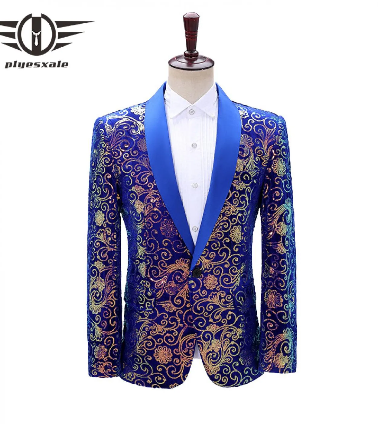 New Fashion Paillettes Blazer Uomo Stage Party Giacca da uomo Performance di lusso Blazer da uomo Wedding Dj Singer Costume Hom