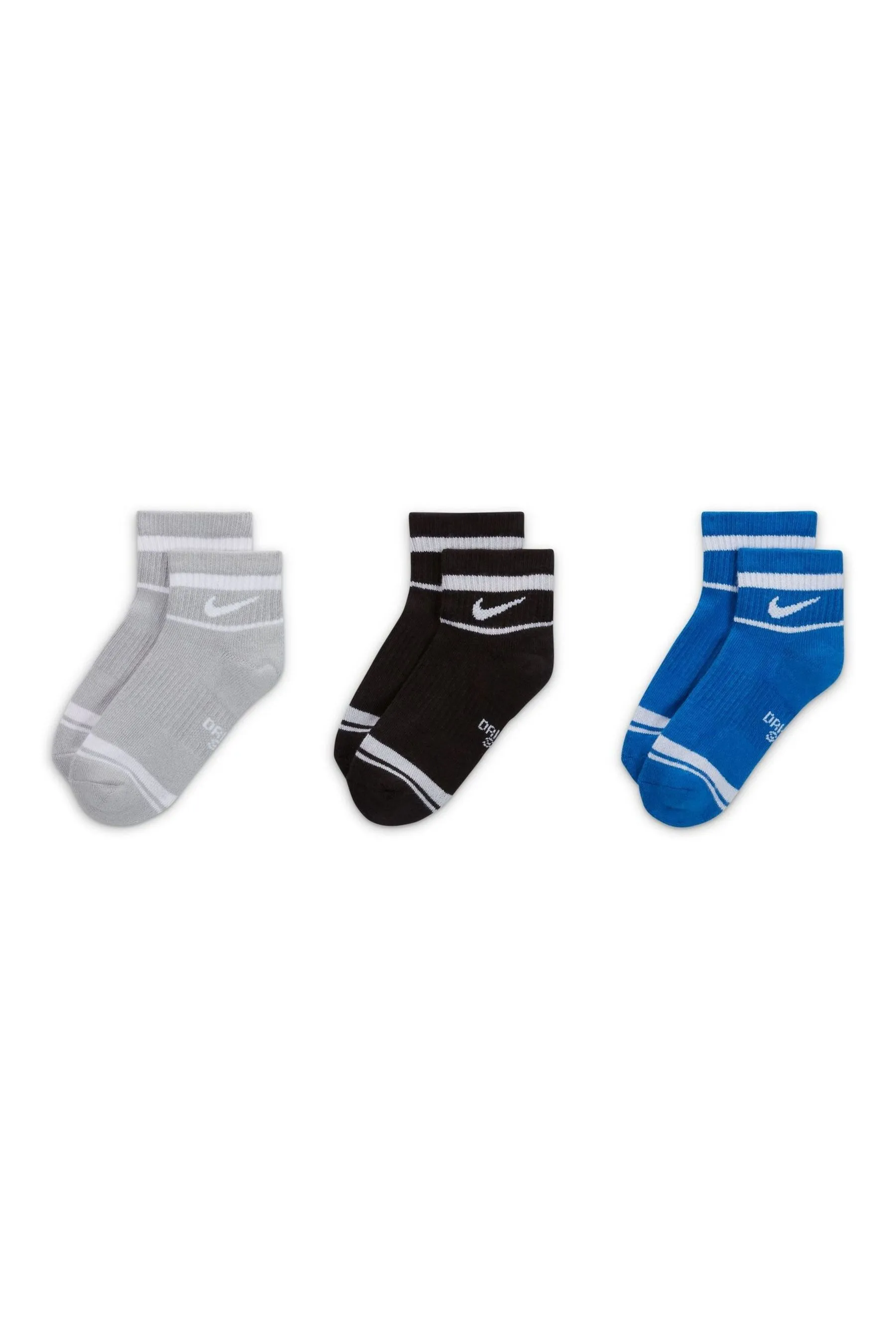 Nike - Everyday - Calzini alla caviglia imbottita da 3 Confezione
