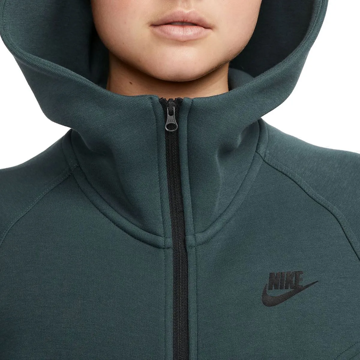      NIKE FELPA FULL ZIP CON CAPPUCCIO TECH FLEECE DONNA  