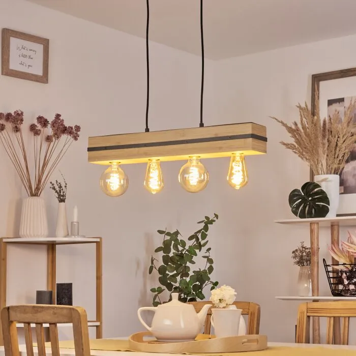 Noulens Lampada a Sospensione Écru, 4-Luci