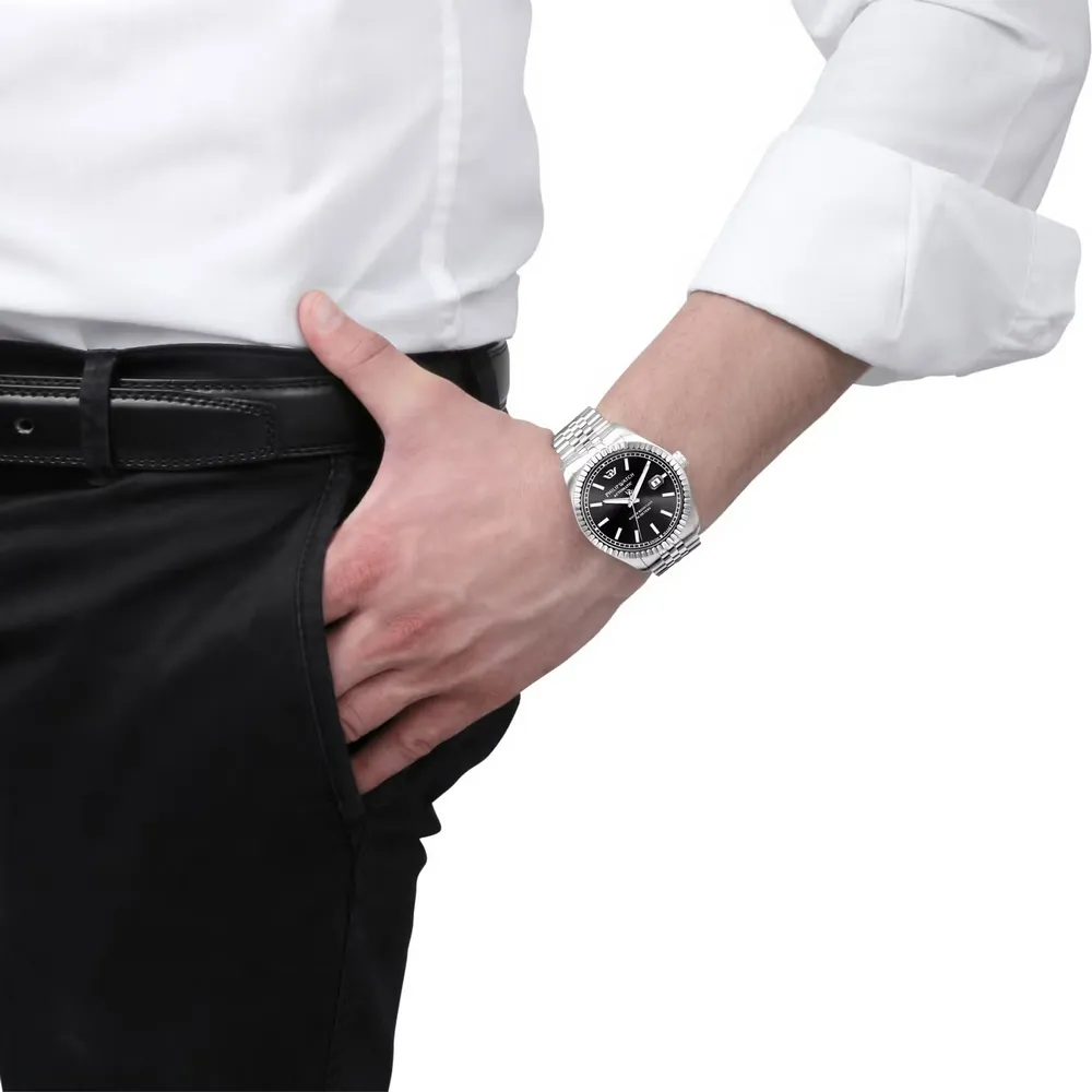 Orologio Solo Tempo Automatico Nero Uomo Philip Watch Caribe R8223597023
