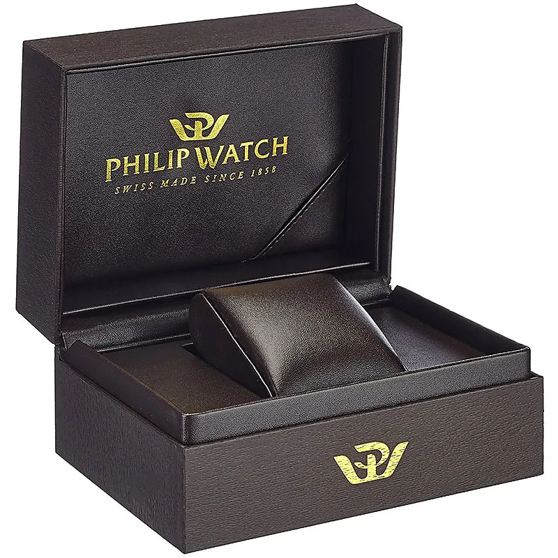 Orologio Solo Tempo Automatico Nero Uomo Philip Watch Caribe R8223597023