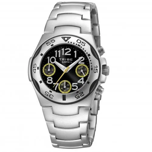 OROLOGIO TRIBE BY BREIL EW0183 COLLEZIONE ICE NERO CRONO