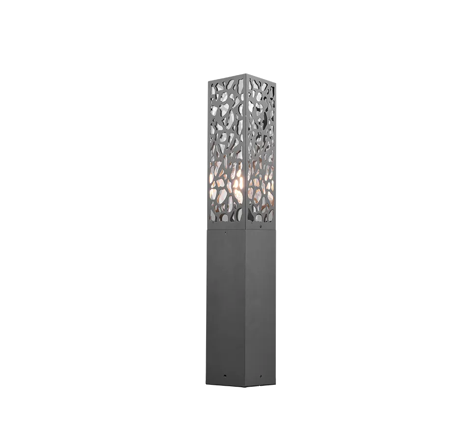 Paletto Da Esterno Cooper Antracite IP44 Trio H60 cm Trio Lighting