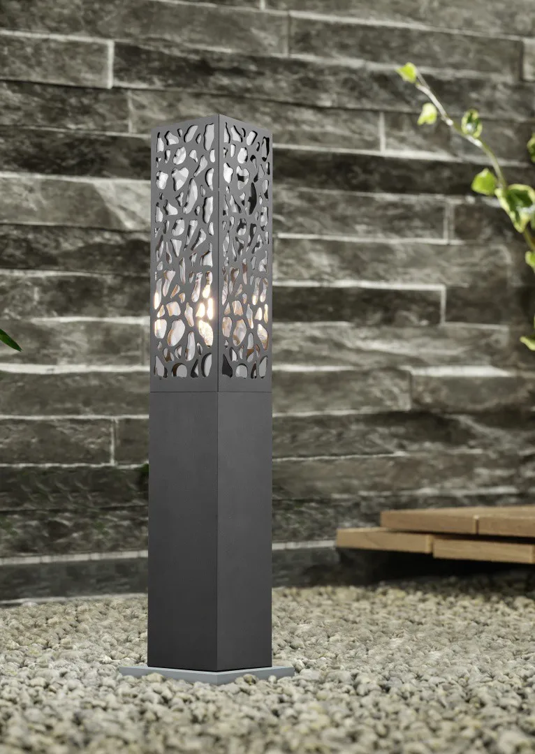 Paletto Da Esterno Cooper Antracite IP44 Trio H60 cm Trio Lighting