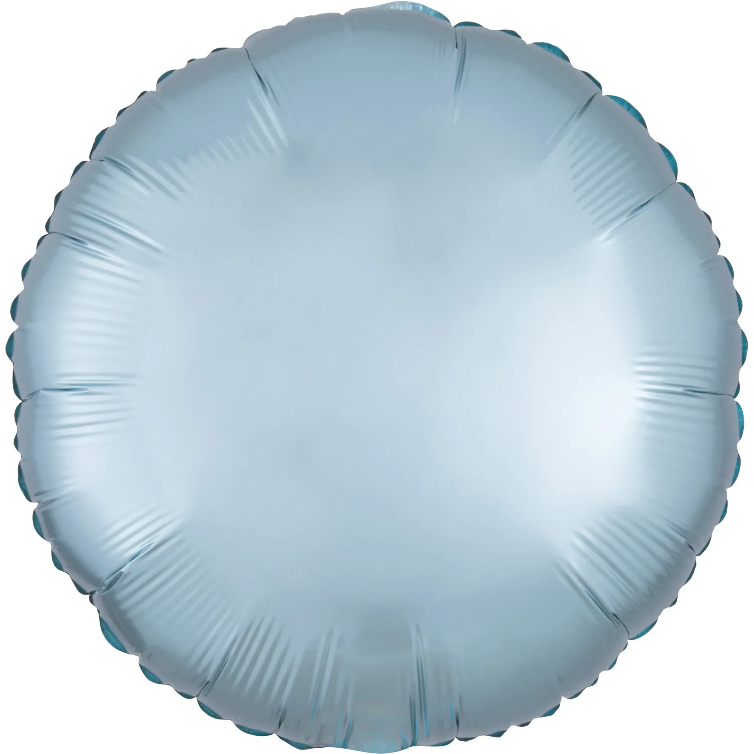 Palloncino foil satinato blu ghiaccio 43cm