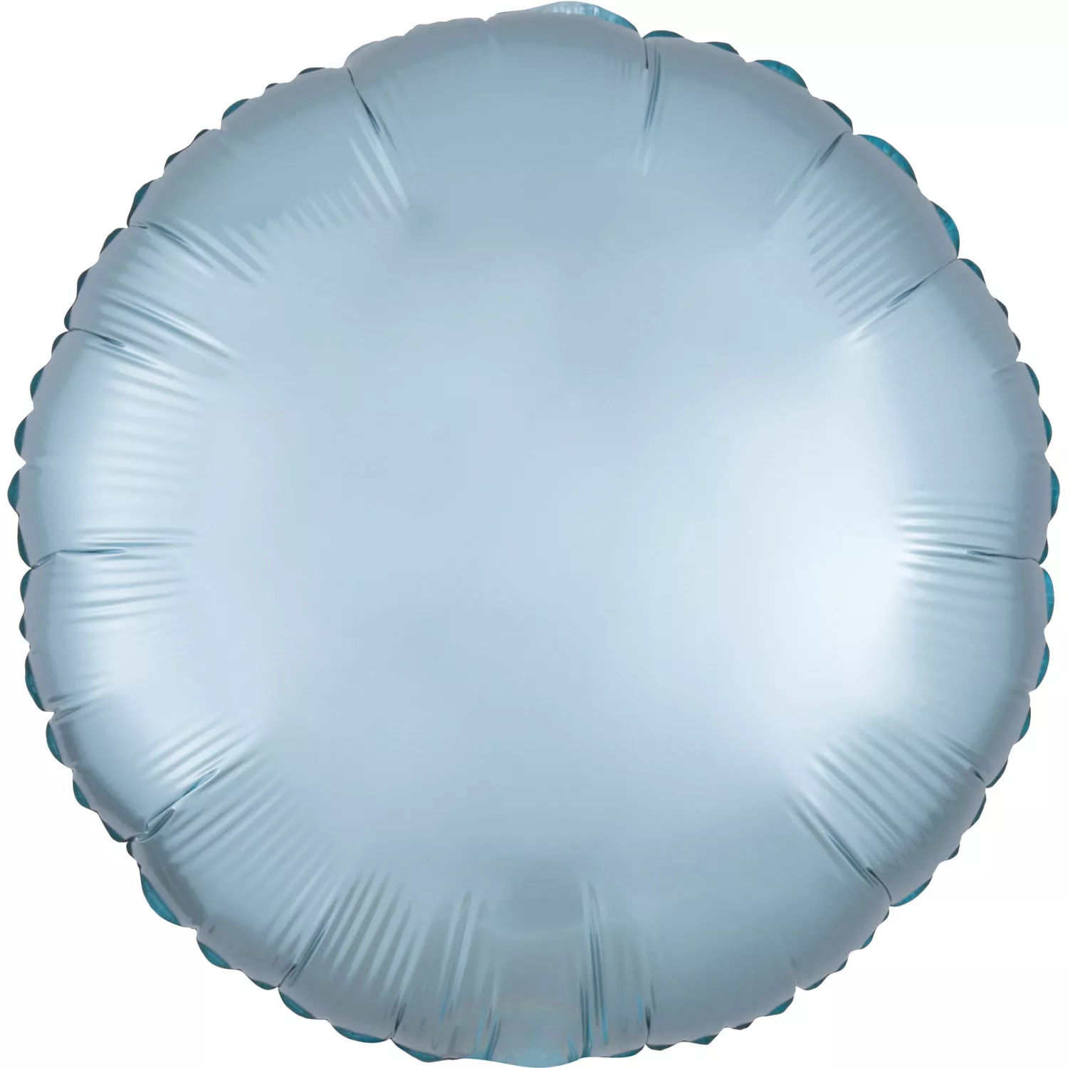 Palloncino foil satinato blu ghiaccio 43cm